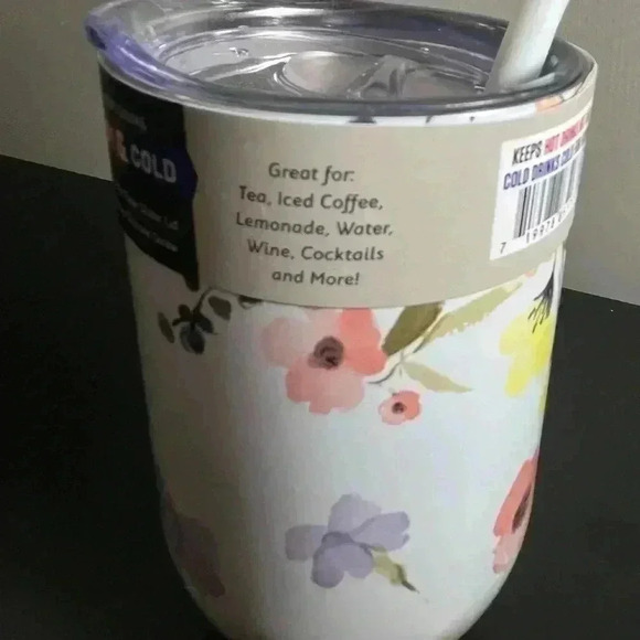 Wine Lovers- Thirstystone 16oz stainless steel tumbler with lid and straw - Picture 3 of 16